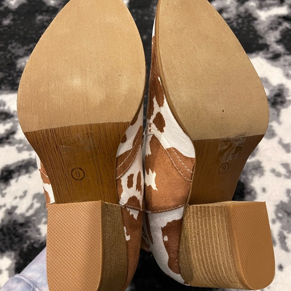 Cow Print Booties - Picture 4 of 6